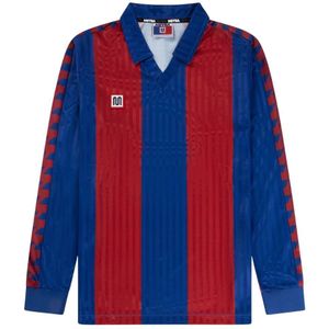 Meyba Blaugrana Thuisshirt Lange Mouwen Retro 1989-1991