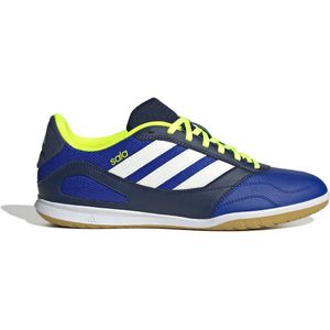 adidas Super Sala III Zaalvoetbalschoenen (IN) Blauw Donkerblauw Wit Neongeel