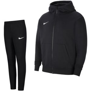 Nike Park 20 Fleece Full-Zip Trainingspak Kids Zwart