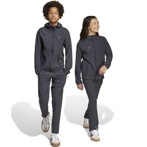 adidas Arsenal Vis Tech Trainingspak Full-Zip 2024-2025 Kids Donkergrijs