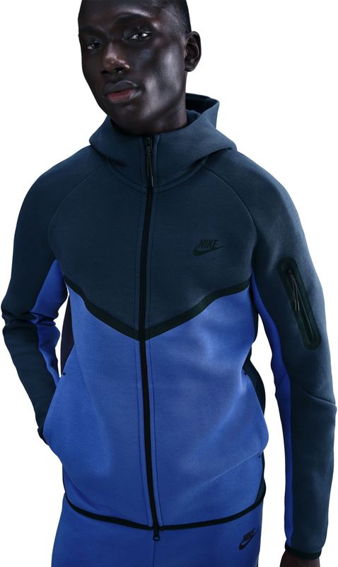 Nike - Fleece Full-Zip Windrunner - Hoodie - Blauw