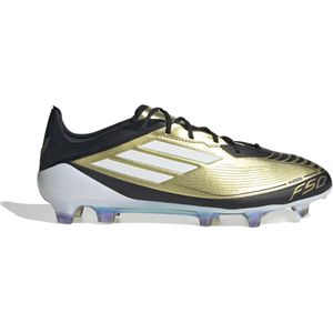 adidas F50 Messi Elite Gras Voetbalschoenen (FG) Goud Zwart Wit