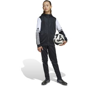 adidas Squadra 25 Hooded Trainingspak Full-Zip Kids Zwart Wit