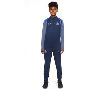 Nike Paris Saint-Germain Strike Trainingspak 1/4-Zip 2025-2026 Kids Donkerblauw Blauw Wit