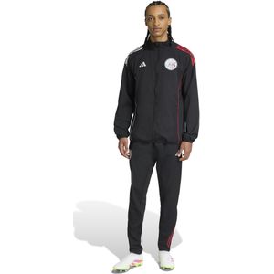 adidas Ajax Presentatie Trainingspak Full-Zip 2025-2026 Zwart Wit Rood