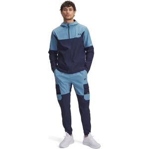 Under Armour Tech Utility Woven Trainingspak Full-Zip Donkerblauw Lichtblauw