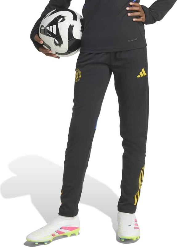 adidas - Manchester United - Trainingsbroek - Zwart Blauw Geel - Kids - 2025-2026