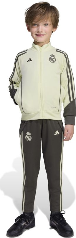 adidas - Real Madrid Trainingspak Full-Zip - Lichtgroen Grijs - Peuters/Kleuters