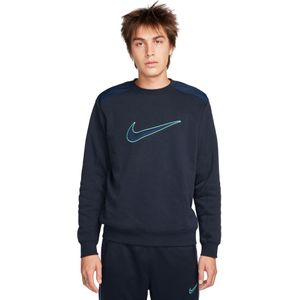 Nike Sportswear Fleece Crew Sweater Donkerblauw