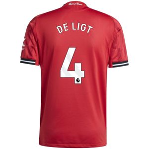 adidas Manchester United De Ligt 4 Thuisshirt Authentic 2025-2026