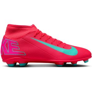 Nike Mercurial Superfly 10 Club Gras / Kunstgras Voetbalschoenen (MG) Rood Turquoise Roze