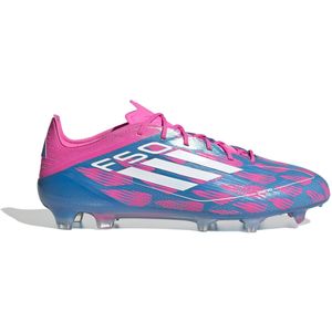 adidas F50 Elite Gras Voetbalschoenen (FG) Blauw Roze Wit