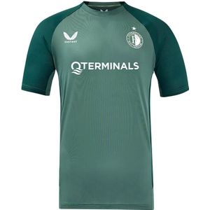 Castore Feyenoord Trainingsshirt 2024-2025 Dames Lichtgroen Donkergroen