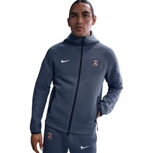 Nike - PSG Tech Fleece Windrunner - Trainingsjack - Zwart