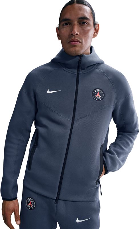 Nike - PSG Tech Fleece Windrunner - Trainingsjack - Zwart