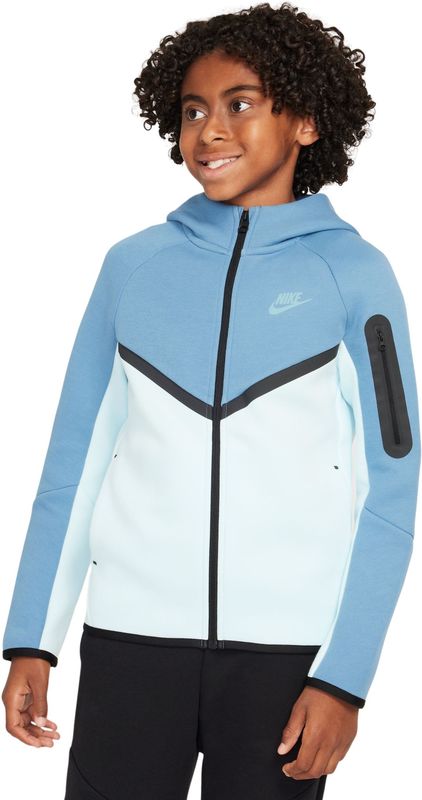 Nike - Tech Fleece - Vest - Blauw Lichtblauw Zwart