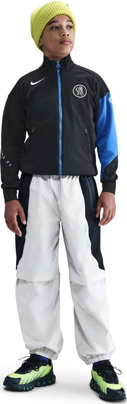 Nike - Chelsea Anthem - Trainingsjack - Zwart Blauw Wit - 2025-2026 Kids