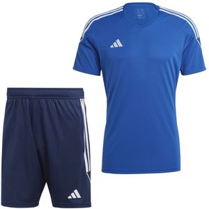 adidas Tiro 23 League Trainingsset Blauw Donkerblauw Wit