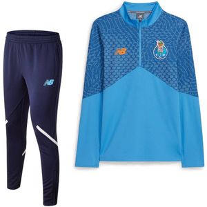 New Balance FC Porto Trainingspak 1/4-Zip 2025-2026 Blauw Donkerblauw