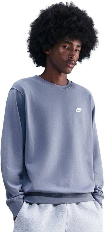 Nike - Sportswear Club Fleece Crew Sweater - Lichtpaars - Wit