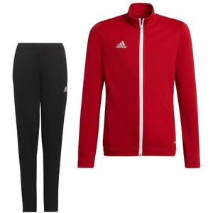 adidas Entrada 22 Full-Zip Trainingspak Kids Rood Zwart Wit