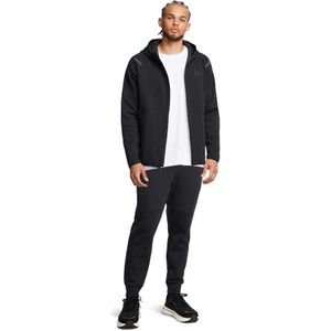 Under Armour Unstoppable Fleece Joggingpak Full-Zip Zwart Donkergrijs