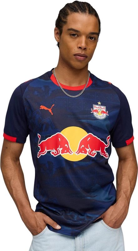 Puma - RB Salzburg - Uitshirt - Rood - Polyester