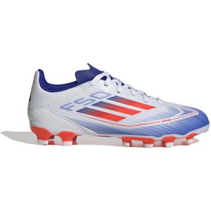 adidas F50 League Gras / Kunstgras Voetbalschoenen (MG) Kids Wit Rood Blauw