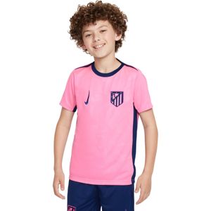 Nike Atletico Madrid Pre-Match Trainingsshirt 2024-2025 Kids Roze Donkerblauw