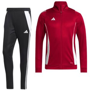 adidas Tiro 24 Trainingspak Rood Zwart Wit