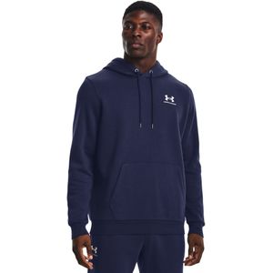 Under Armour Essential Fleece Hoodie Donkerblauw Wit