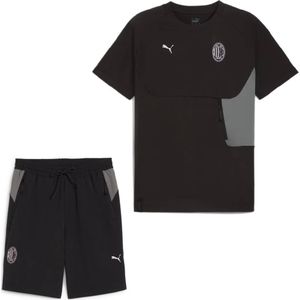 PUMA AC Milan Pumatech Pocket Zomerset 2024-2025 Zwart Grijs