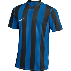 Nike Striped Division V Voetbalshirt Kids Blauw Zwart