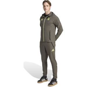 adidas Real Madrid Vis Tech Trainingspak Full-Zip Grijs Lichtgroen