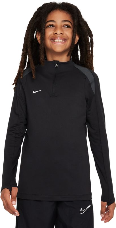 Nike - Dri-FIT Top - Sporttop - Zwart - 91% Polyester - Met Duimgaten