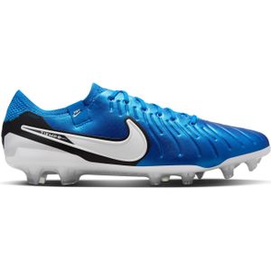 Nike Tiempo Legend 10 Elite Gras Voetbalschoenen (FG) Blauw Wit Zwart