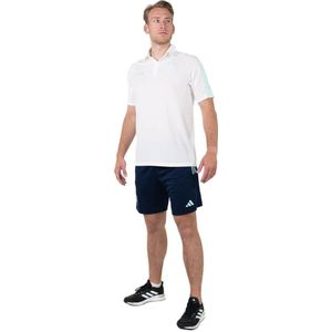 adidas Ajax Polo Trainingsset 2023-2024 Wit Donkerblauw Lichtblauw