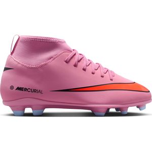 Nike Mercurial Superfly 10 Club Gras / Kunstgras Voetbalschoenen (MG) Kids Roze Felrood Lichtblauw