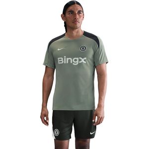 Nike Chelsea Strike Trainingsset 2025-2026 Grijsgroen Donkergroen Wit