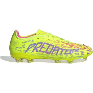 adidas Predator Pro Gras Voetbalschoenen (FG) Neongeel Blauw Roze