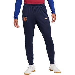 Nike FC Barcelona Strike Trainingsbroek 2023-2024 Donkerblauw Goud Bordeauxrood