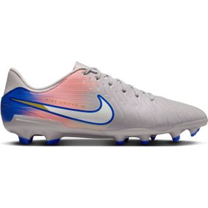 Nike Tiempo Legend 10 Academy Gras / Kunstgras Voetbalschoenen (MG) Grijs Blauw Roze