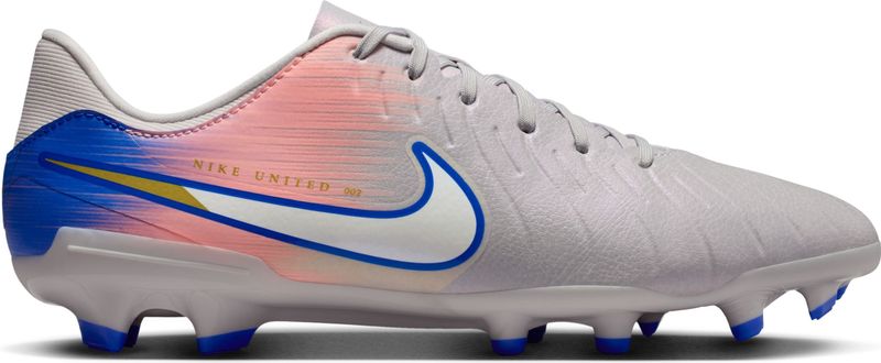 Nike Tiempo Legend 10 Academy Gras / Kunstgras Voetbalschoenen (MG) Grijs Blauw Roze