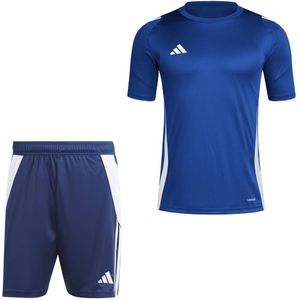 adidas Tiro 24 Trainingsset Blauw Donkerblauw Wit