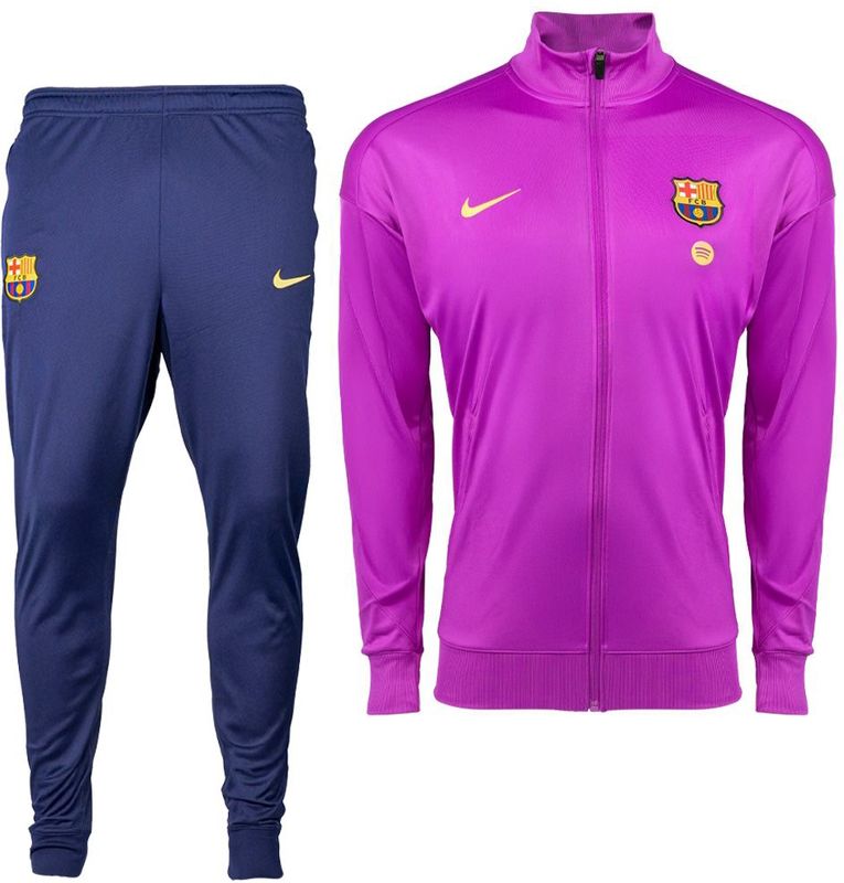 Nike - FC Barcelona Strike - Trainingspak - Felpaars Donkerblauw Goud - 2025-2026