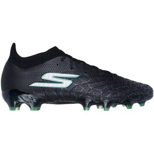 Skechers SKX_1.5 Elite Gras Voetbalschoenen (FG) Zwart Zilver