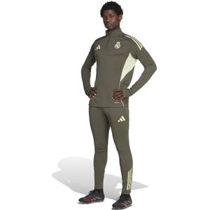 adidas Real Madrid Trainingspak 1/4-Zip 2025-2026 Grijs Lichtgroen