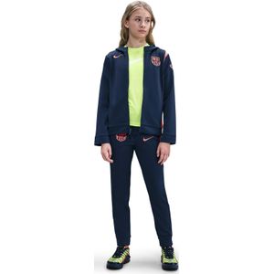 Nike - FC Barcelona - Trainingspak - Donkerblauw Oranje - Full-Zip Woven 2025-2026 Kids