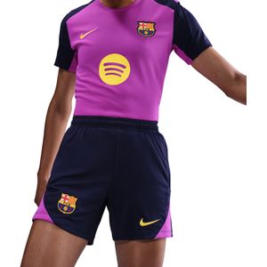 Nike FC Barcelona Strike Trainingsbroekje 2025-2026 Dames Donkerblauw Felpaars Goud