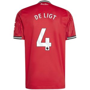 adidas Manchester United De Ligt 4 Thuisshirt 2025-2026
